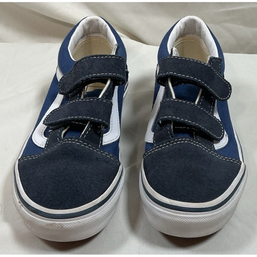 Vans Kids Old Skool SIZE 3 Navy/White Skate Sneakers Shoe